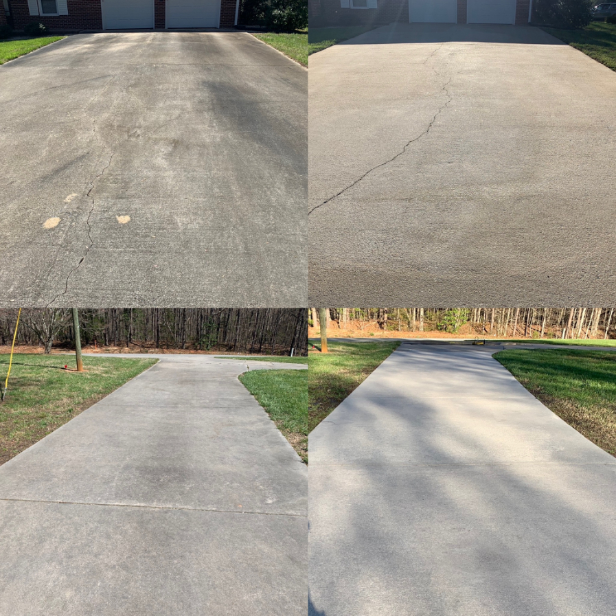 10K Feet of Concrete Cleaning in Blackstone, VA